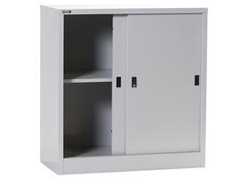 Low Height Sliding Steel Cupboard